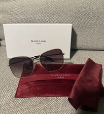 Marciano GM0811 32F Women's Square Sunglasses Gold Metal Brown Gradient UV400