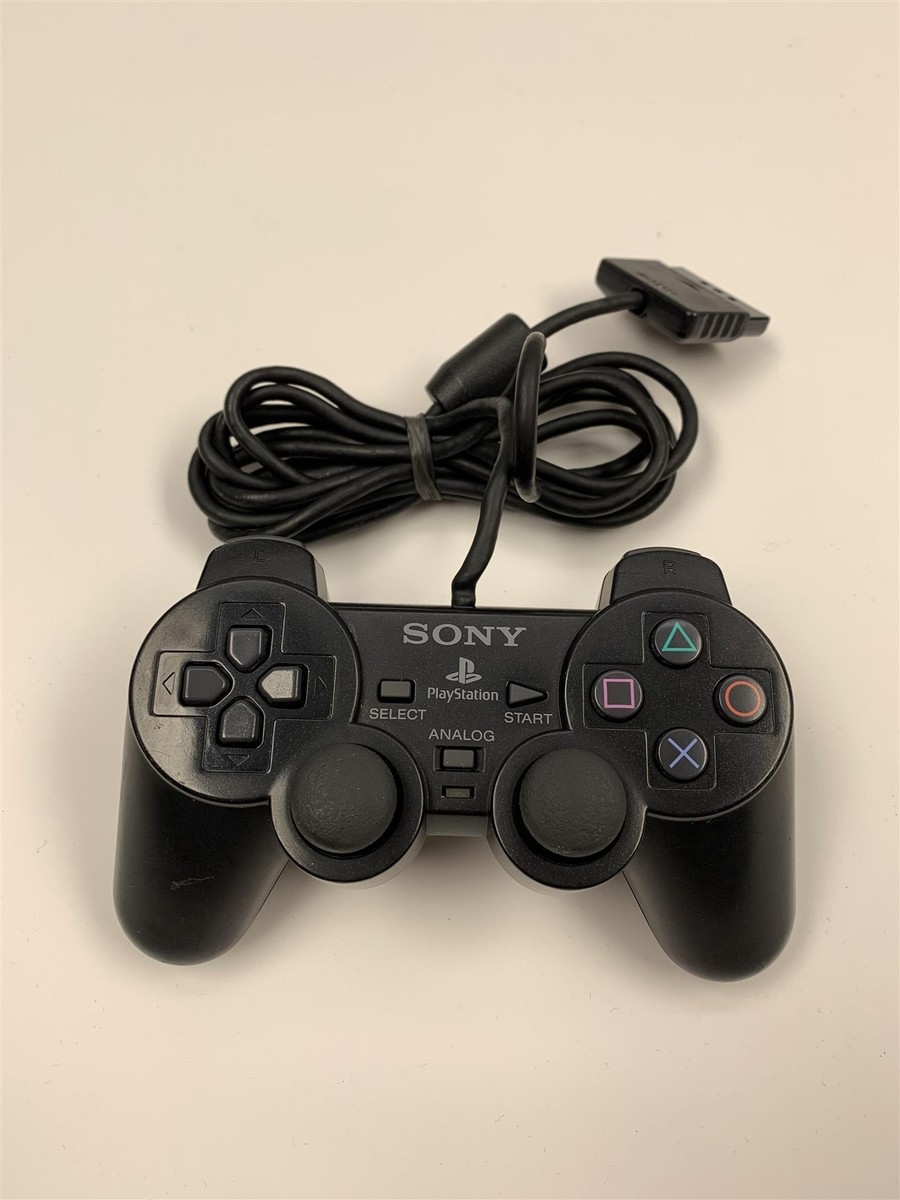 Black Dual Shock 2 Controller Official Sony PlayStation 2