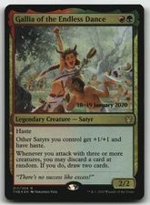 Gallia of the Endless Dance foil R Prerelease Cards 217 LP