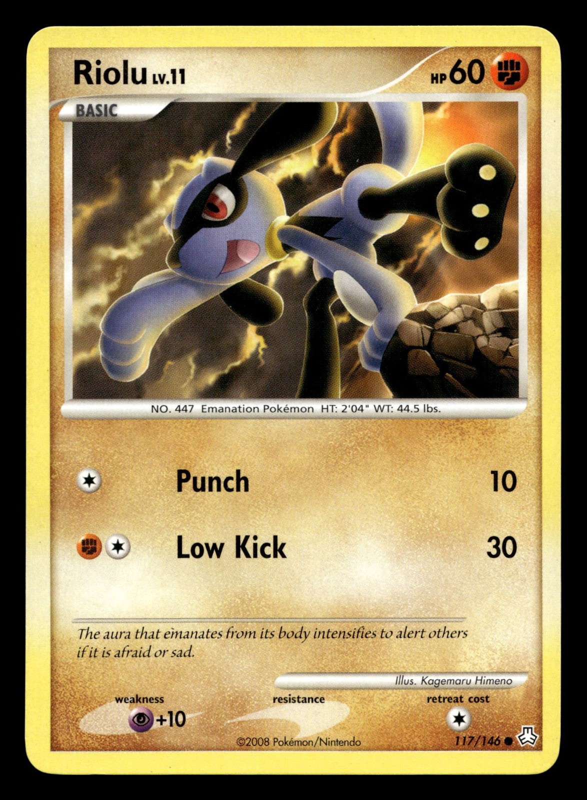 Riolu 117/146 Common Legends Awakened Pokemon LP