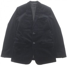 Excellent DIOR tailored jacket Single Velour black cotton mens 46 923C216A4542