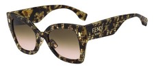 NEW FENDI MONOGRAM OVERSIZED SQUARE WOMEN'S SUNGLASSES - FF 0434/G/S