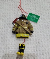 Kurt Adler Fireman Uniform Christmas Tree Ornament