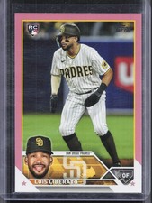 2023 Topps #659 Luis Liberato Mother's Day Hot Pink #/50