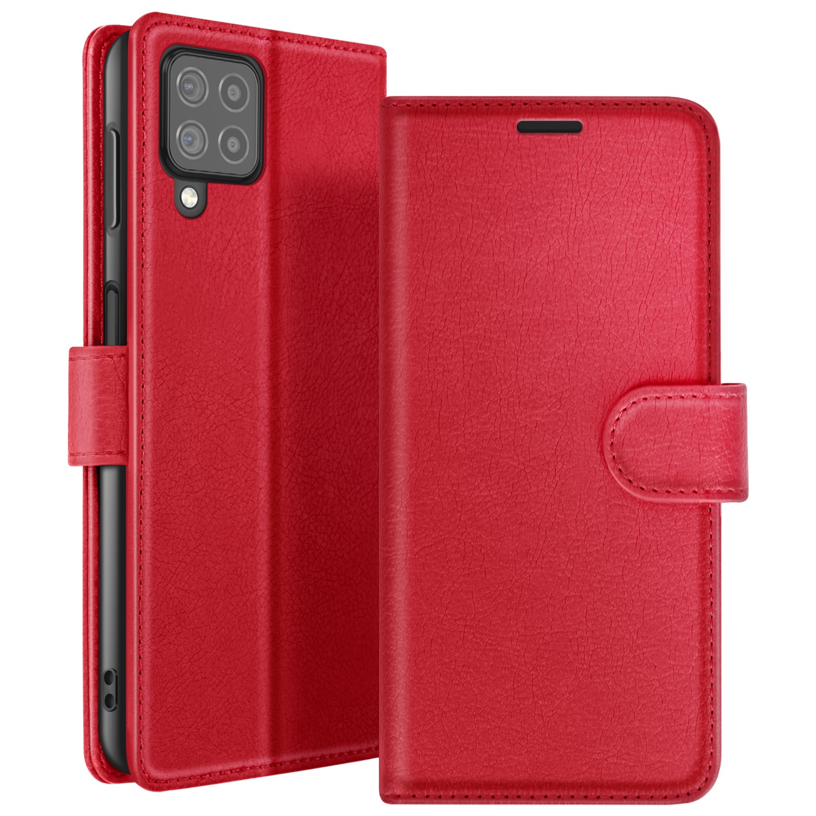 Housse de protection rouge pour Samsung M22 idéale pour regarder vos vidéos en voyage