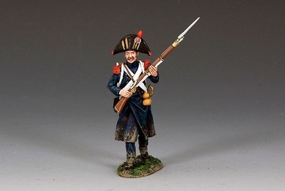 King & Country 1/30th scale NA390 French Guard Grenadier in Bicorne advancing