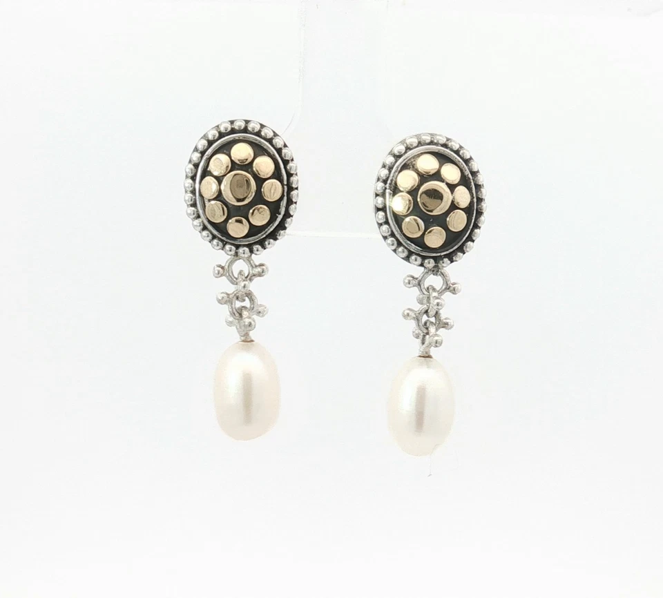 John Hardy 18K黄金珍珠耳环 — 第 2/4 张图片