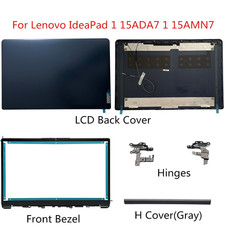 NEW For Lenovo IdeaPad 1 15ADA7 1 15AMN7 LCD Back Cover / Bezel / Hinge Cover US