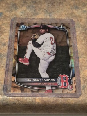 2025 Bowman Draft Baseball Anthony Eyanson 1st Peanuts Snack Pack / Red Sox