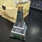 Eiffel Tower Paris France Blown Glass Christmas Ornament Poland — photo 1