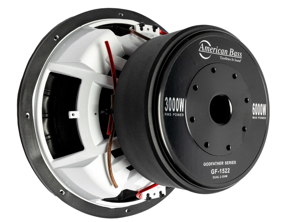 Subwoofer coche American Bass Godfather 15" 2 ohmios 6000 vatios máx. Foto 2 de 4