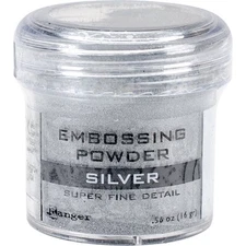 Ranger Embossing Powder, 0.56-Ounce Jar, Silver,Die Cut & Embossing Machines