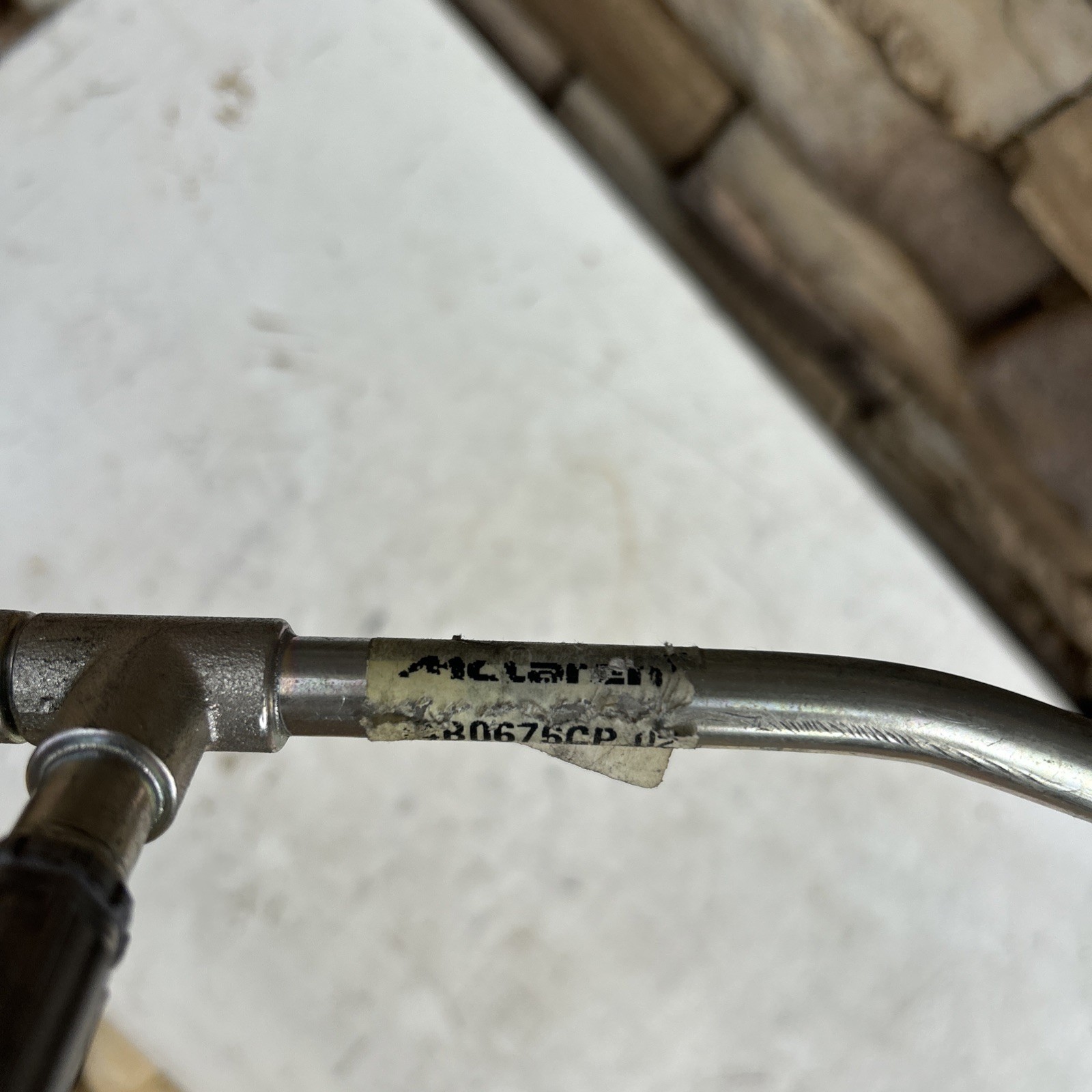 17-20 Mclaren 720S 720  Line Hose Pipe 14B0675CP