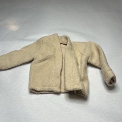 KEN ALAN BARBIE DOLL CLOTHES VINTAGE 1960's FLEECE JACKET WHITE OVER COAT