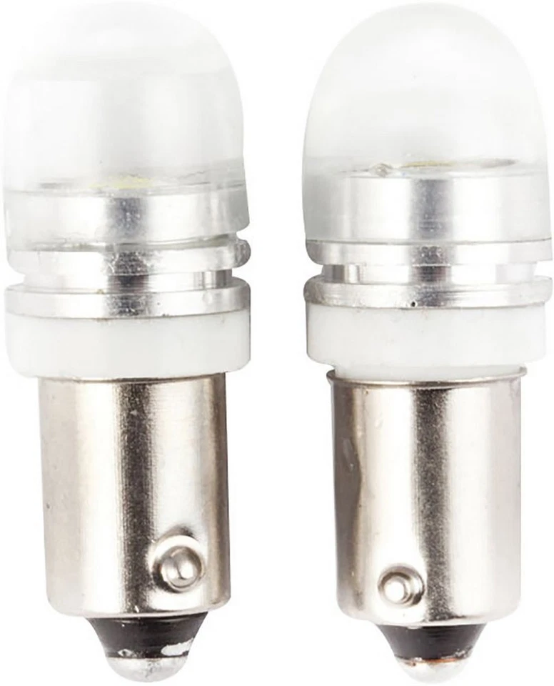 R5W Coppia di lampadine 4 Led per luci auto 12V 5W BA15S START - Immagine 2 di 2