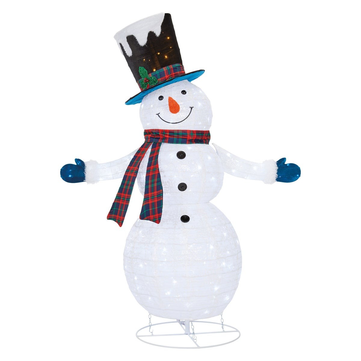 SET OF 4 LED SNOWMAN FAMILY INDOOR/OUTDOOR 1739950 *NEW IN OPEN 