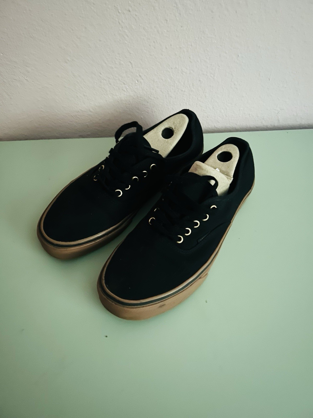 SAOLA Scarpe da skateboard VANS Authentic Gum Sole da uomo 10 nere in tela