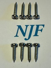 Rear Light Lens Screws Stainless Fits Ford Escort RS2000 Mk2 Black Anodised x8