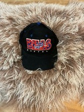 Vintage 80s/90s NFL Buffalo Bills Drew Pearson Black SnapBack Hat NFL NWT