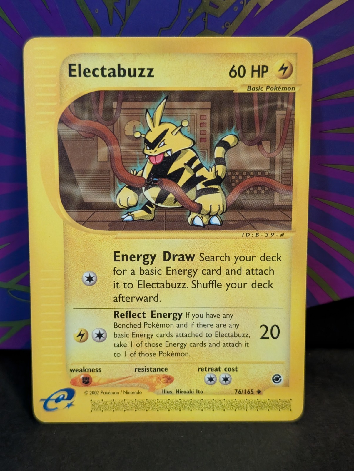 Pokemon Electabuzz e-Series Expedition Base 76/165 NM