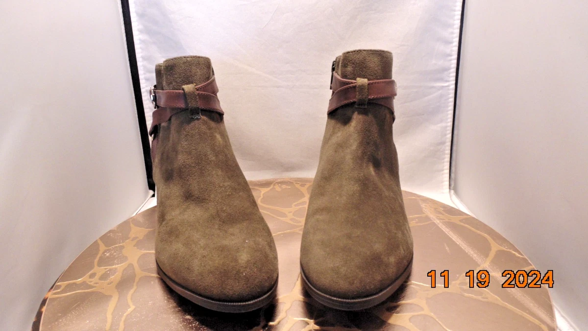 Booties Alex Marie – Marron – Cuir Synthétique – Talon Moyen – Taille 7 US – Occasion