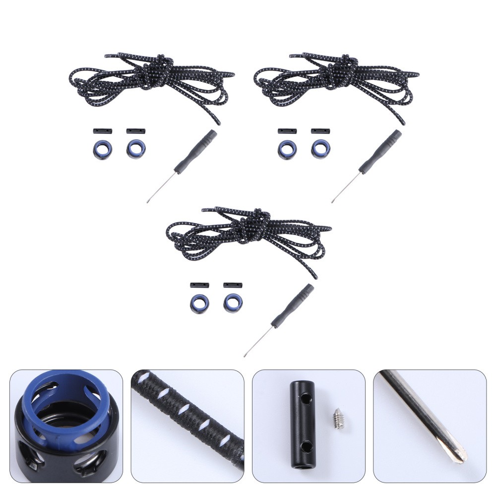 APL 3 Paia Lacci Senza Pizzi per Scarpe per Pigri Comodi Senza Legatura