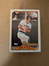 1989 TOPPS BASEBALL CARDS.  JIM ADDUCI #338.  LOT OF 100 CARDS.  NM