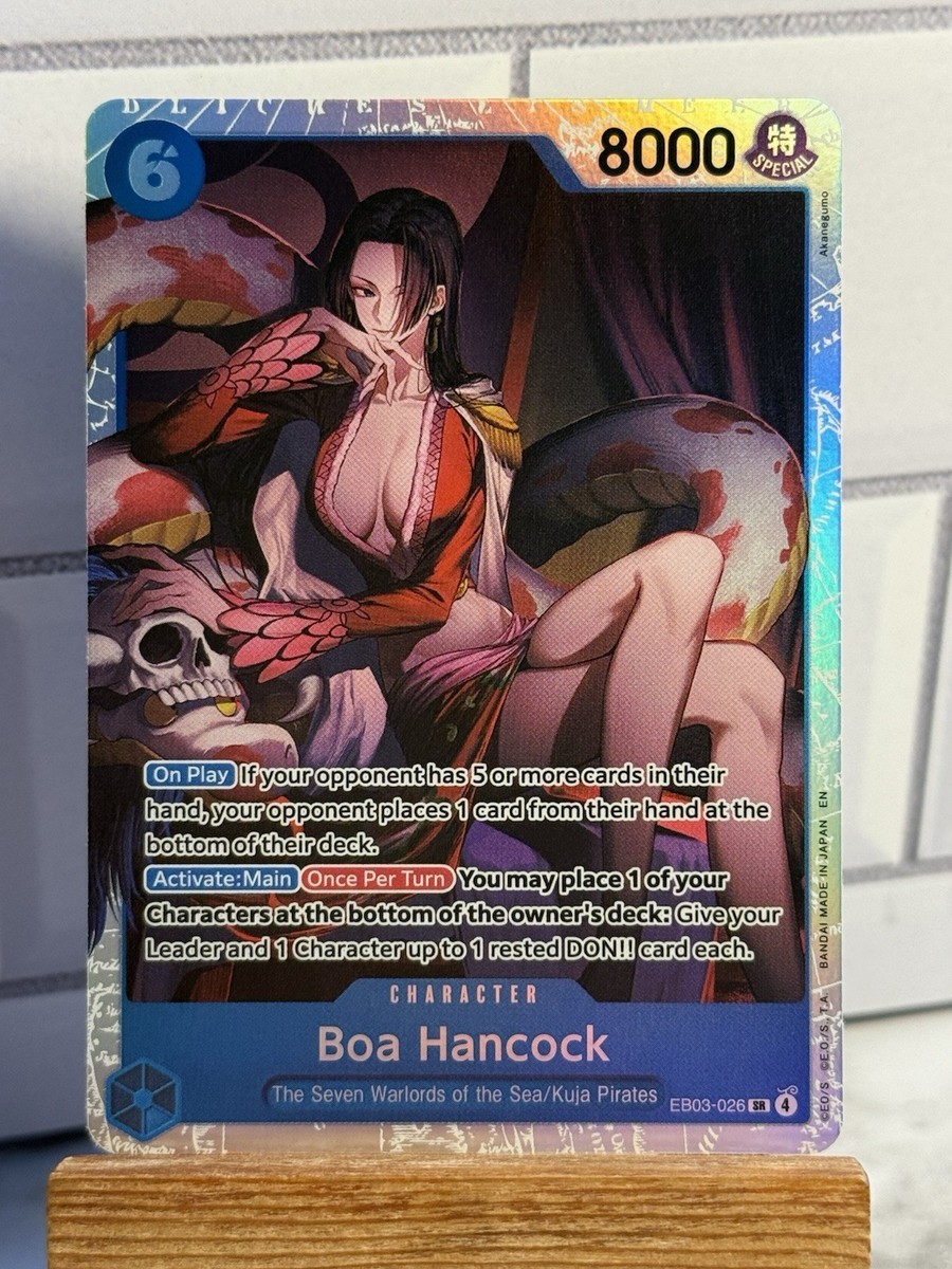 ワンピース カードゲーム [PSA10] BOA HANCOCK EB03-026 PSA 10 Boa Hancock EB03-026 SP SR Parallel ONE PIECE Card Heroines