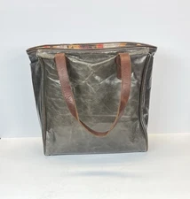 Consuela Tote Bag Brown Leather Shoudler Bag Grey Ghost Marfa