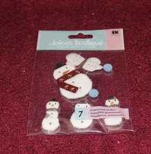Jolee's Boutique Dimensional Stickers - Snowmen