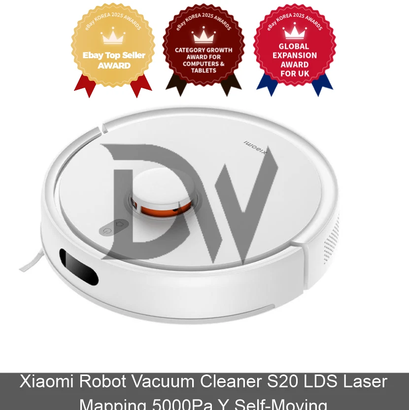 Xiaomi Robot Vacuum Cleaner S20 LDS Laser Mapping 5000Pa Y Self-Moving
Opens in a new window or tab