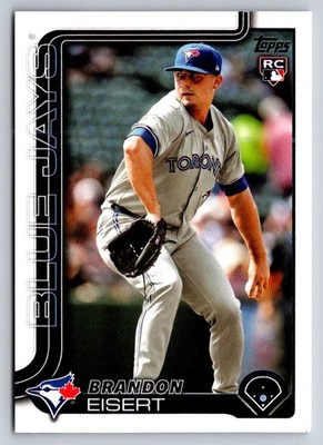 2025 Topps Baseball - Brandon Eisert #359 (RC) Rookie Card Toronto Blue Jays