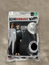 32 Degrees HEAT Kids Long sleeve crew neck Legging set Base Set White Black Gray