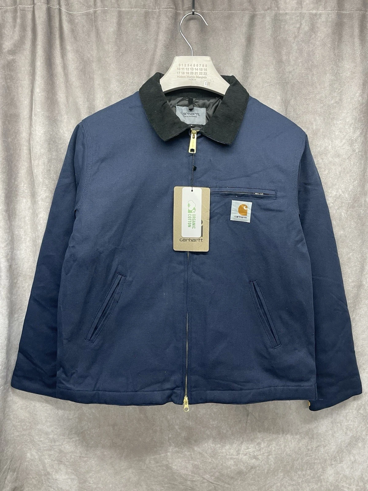 CARHARTT WIP OG DETROIT JACKET STORM BLUE BLACK CANVAS SZ SMALL NWT $298 MSRP
Opens in a new window