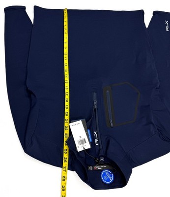 Ralph Lauren RLX Navy Blue 1/4 Zip Performance Pullover Golf