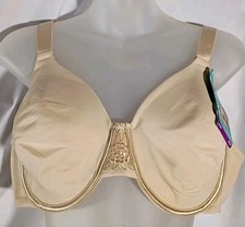 44C Vanity Fair Beauty Back Minimizer Bra Full Figure Underwire Beige NEW