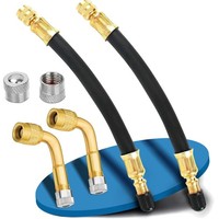VentilverläNgerung 90 Grad Messing ReifenfüLler Adapter FüR Auto Motorrad Las...