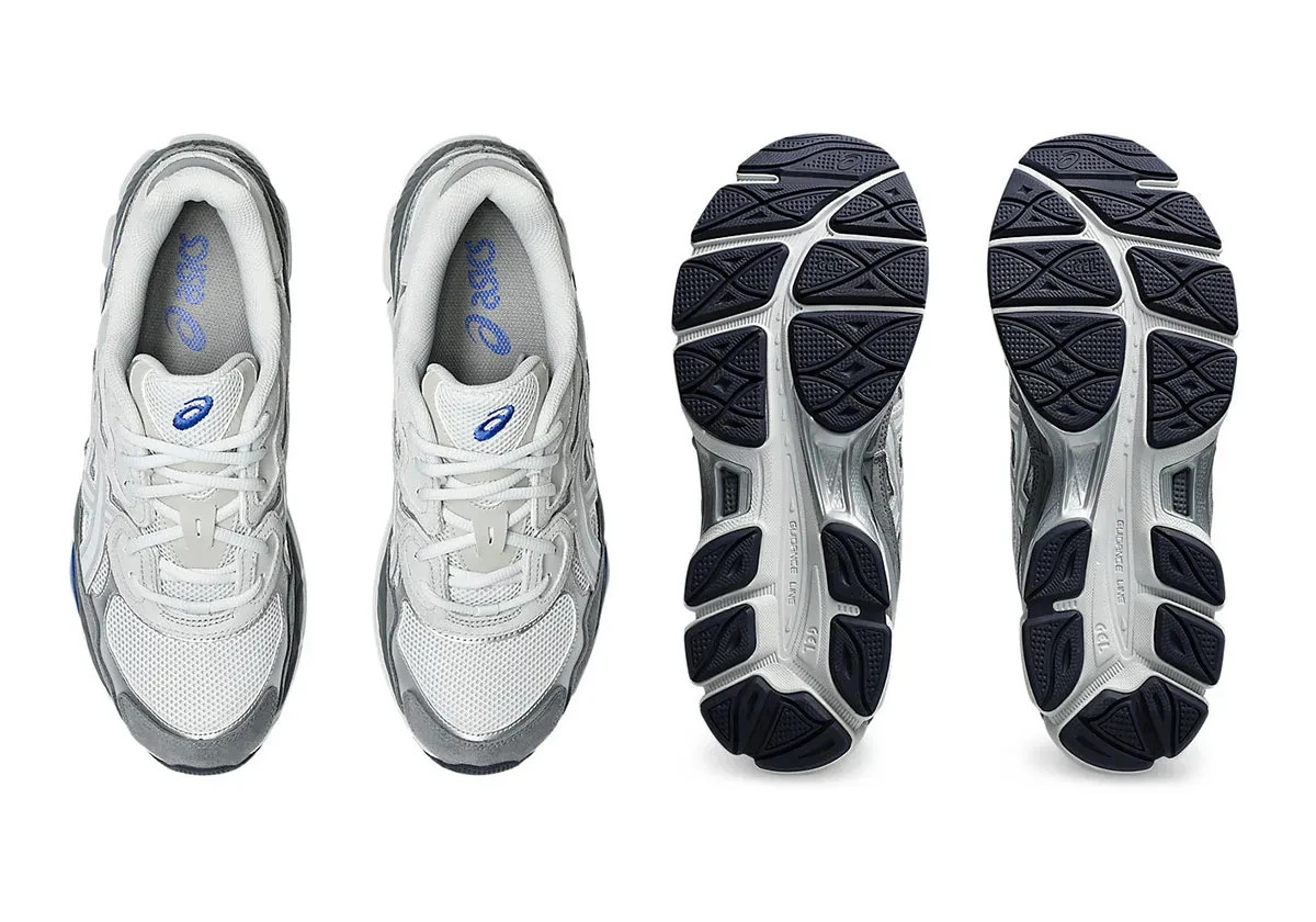 ASICS Gel-NYC Glacier Grey Gravel Blue Sneakers 1203A383-025 Men's