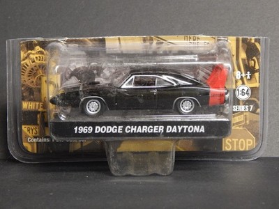 1969 Dodge Charger Daytona Black Greenlight Country Roads 1/64 MIP 2021 CUT!