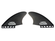 PACIFIC VIBRATIONS Twin Keel fits Futures SURFBOARD Rocket Fish Fiberglass smoke
