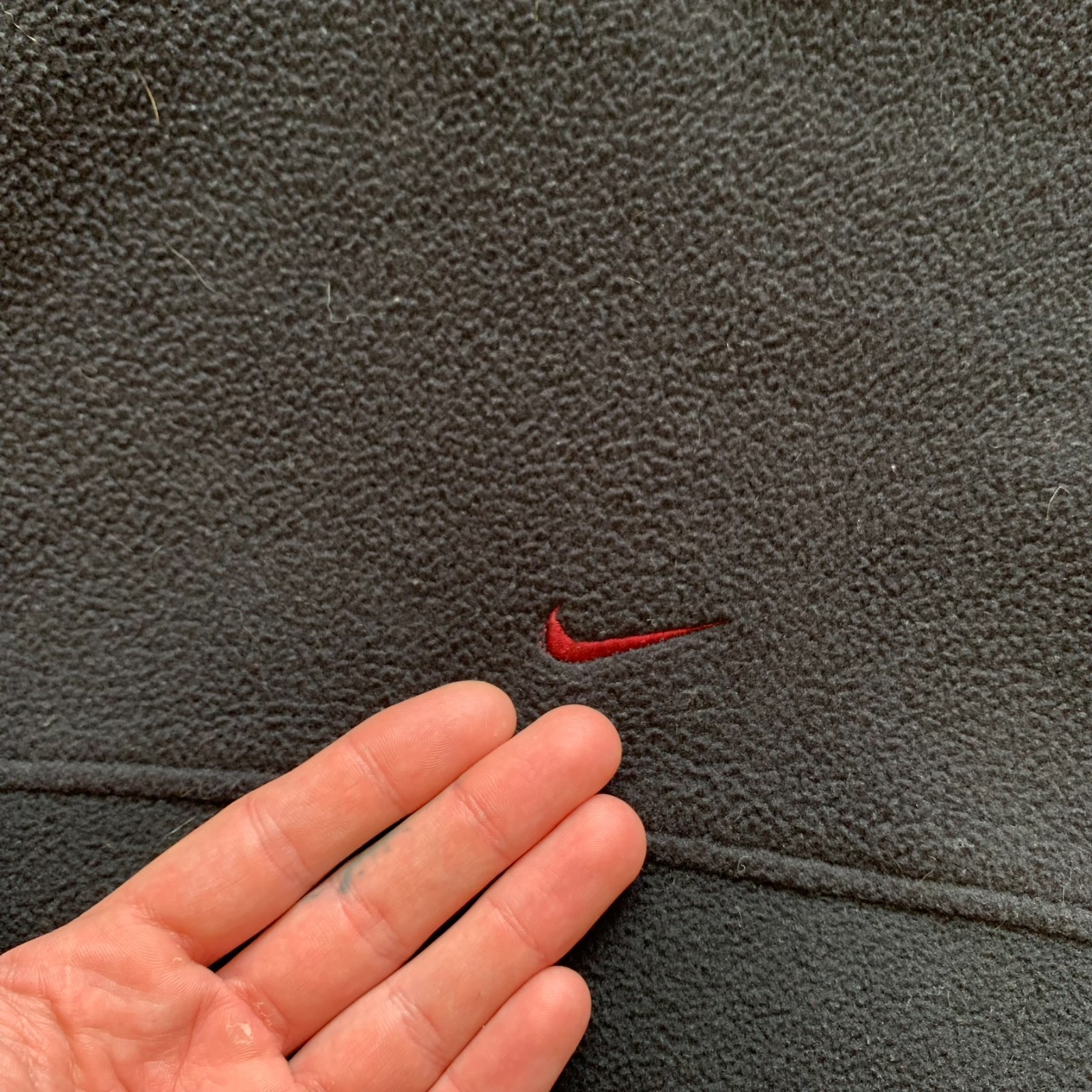 Vintage Anorak Nike Ninja Fleece Jacket 90s Reversible Rare image 7