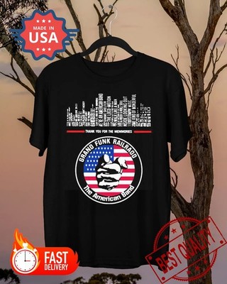 New Grand Funk Railroad Thank you for the memories  Unisex S-5XL Shirt AL447