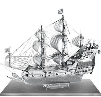 Metal Earth Premium Queen Anne's Rache 3D Laser Cut Modell Fascinations 013092