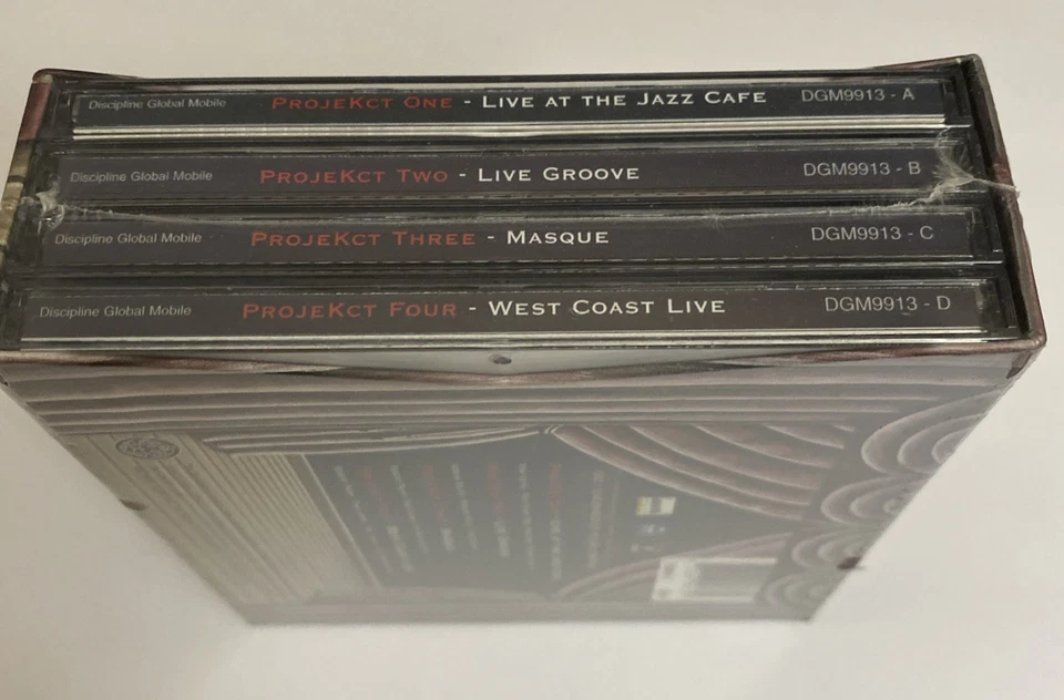 4xCD Box Set King Crimson The ProjeKcts 1999 Discipline Enhanced New Sealed - Image 2 of 4