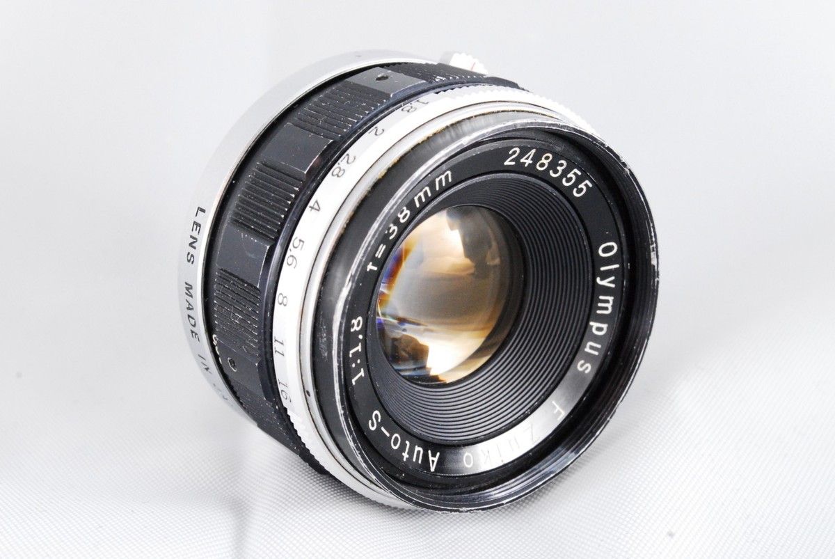 ■ 美品 ■ オリンパス　OLYMPUS F.ZUIKO 38mm F1.8 Excellent5】Olympus F.Zuiko Auto-S 38mm f/1.8 For Pen F Manual