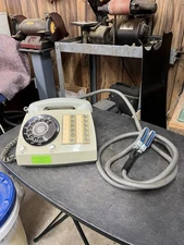 VINTAGE RECEPTIONIST ROTARY DIAL CALL DIRECTOR TELEPHONE GRAY COLOR