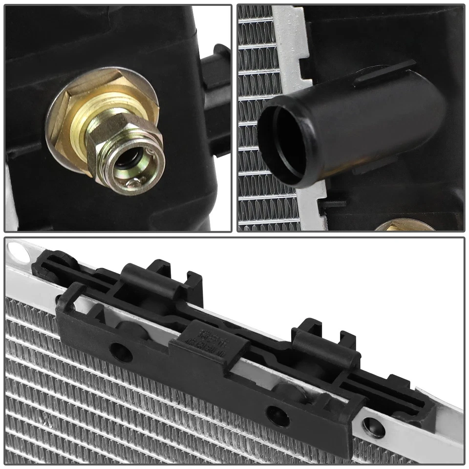 Fit 94-96 别克 Regal/雪佛兰 Monte Carlo AT OE 风格铝制散热器 DPI 1518 — 第 4/4 张图片