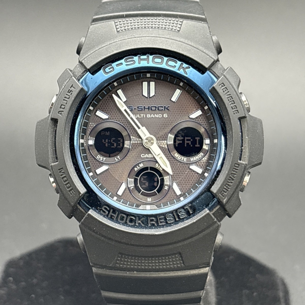 Casio G-Shock AWG-M100A 5230 Watch Mens Black Multiband 6 Tough 