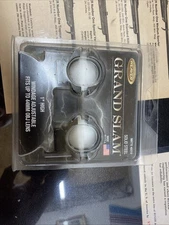 WEAVER GRAND SLAM STEEL SCOPE RINGS 1" HIGH WINDAGE ADJUSTABLE MATTE 49319 NIP