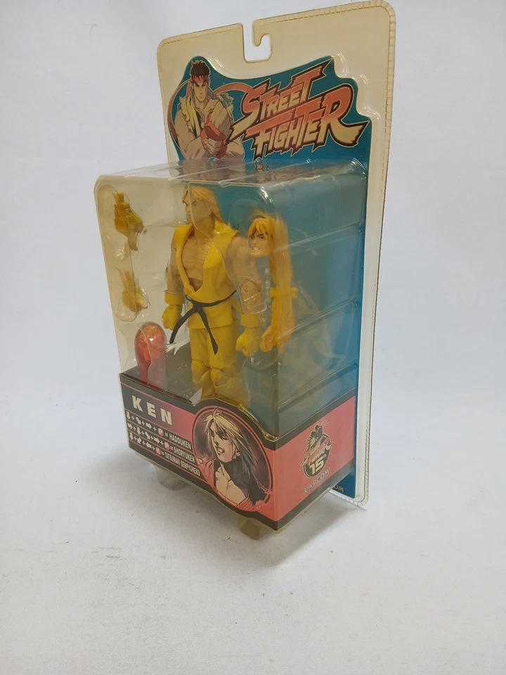 SOTA Toys Figura De Acción CAPCOM 2005 Street Fighter 15º Ken Amarillo - Imagen 4 de 4